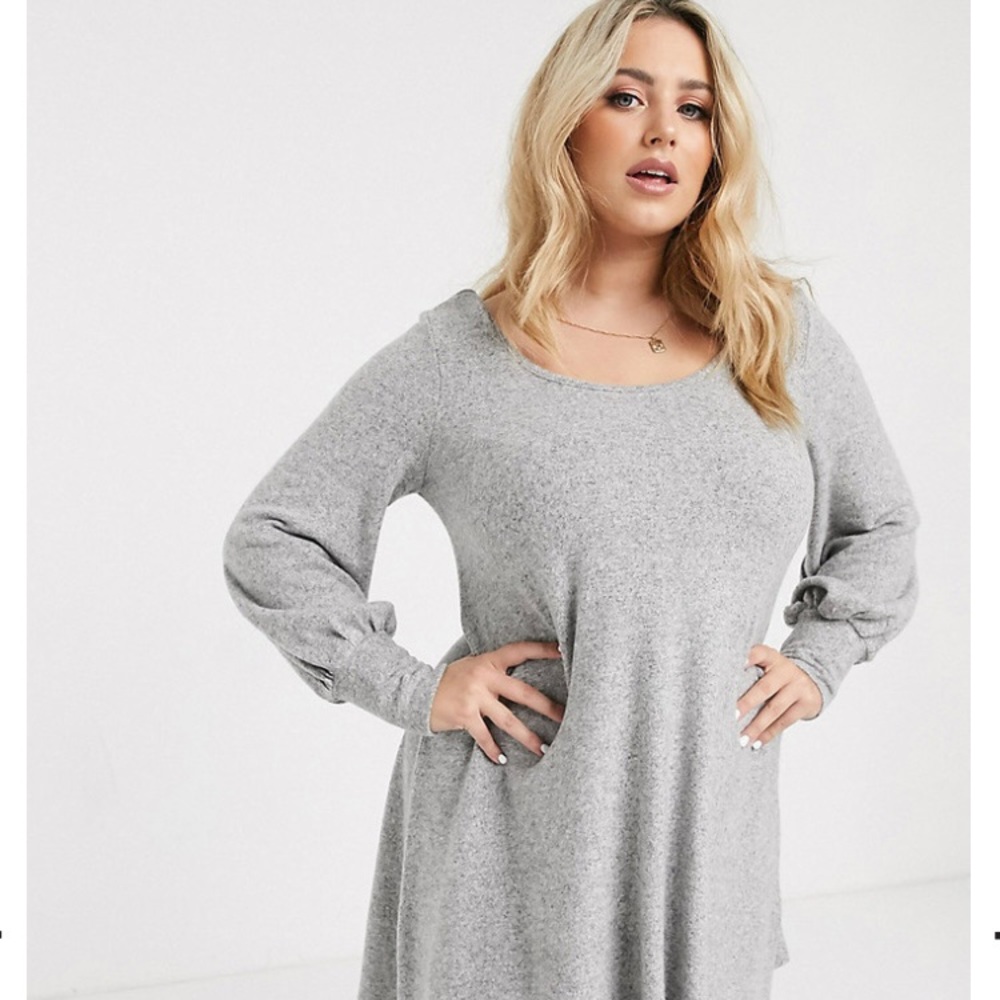 ASOS Gray Sweater Tunic / Dress